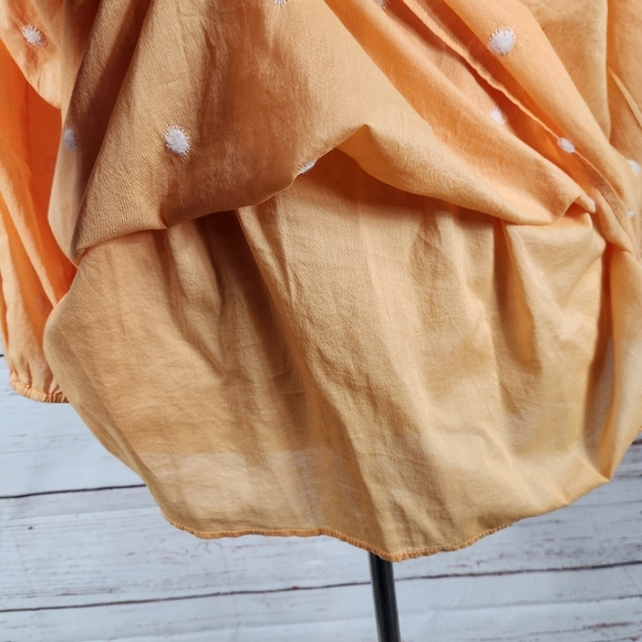 TALBOTS Plus Size Orange Embroidered Women's Top Size 1X - Picture 5 of 8